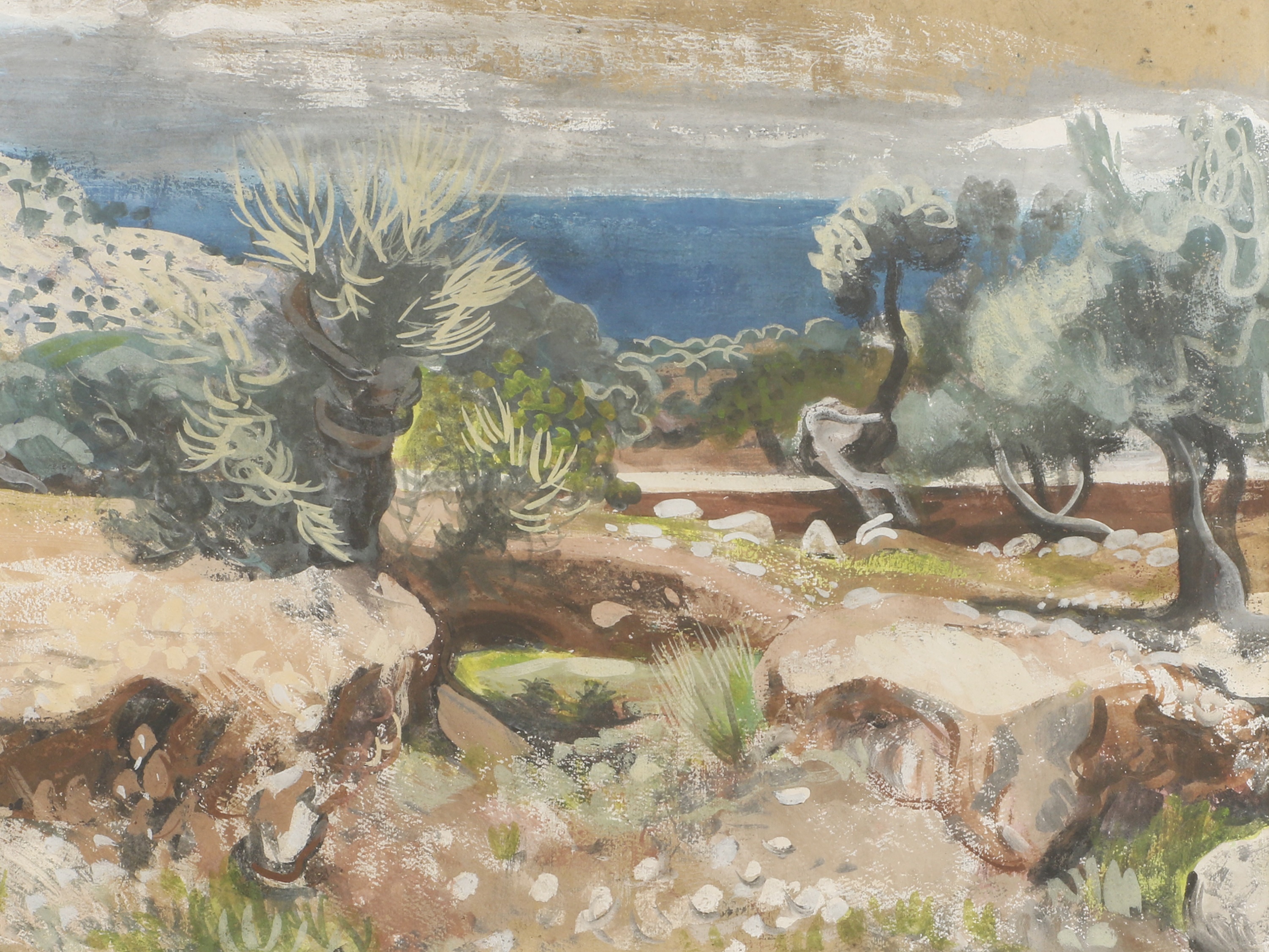 John Aldridge RA (1905-1983) Olive Grove, Mallorca (£1,000-£1,500)